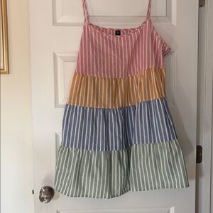 SHEIN Colorful Striped Dress